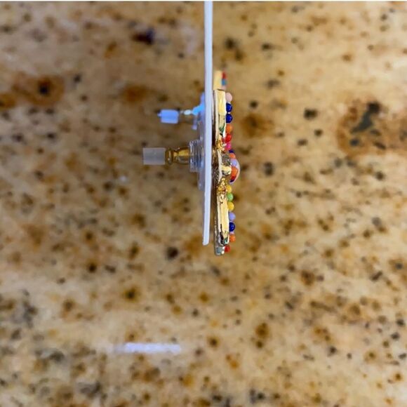 BaubleBar SugarFix Beaded Flower Post Earrings - Picture 4 of 5